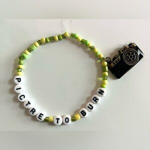 Taylor Swift Eras Tour Friendship Bracelet Picture To Burn Debut with charm